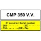 DESPIECE - RECAMBIOS CMP 350 V.V. ROBOT COUPE