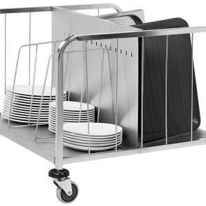 Carro platos y bandejas a. inox. mod. P102X