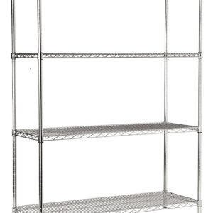 Estante Acero Inox. mod. AS-1448 (122X36cm)